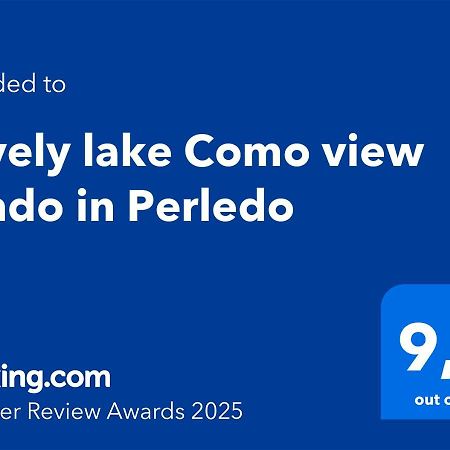 Romantic Lake Como Escape With View 페를레도 외부 사진