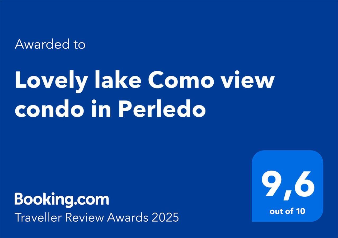 Romantic Lake Como Escape With View 페를레도 외부 사진